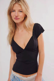 Black Duo Corset Cami