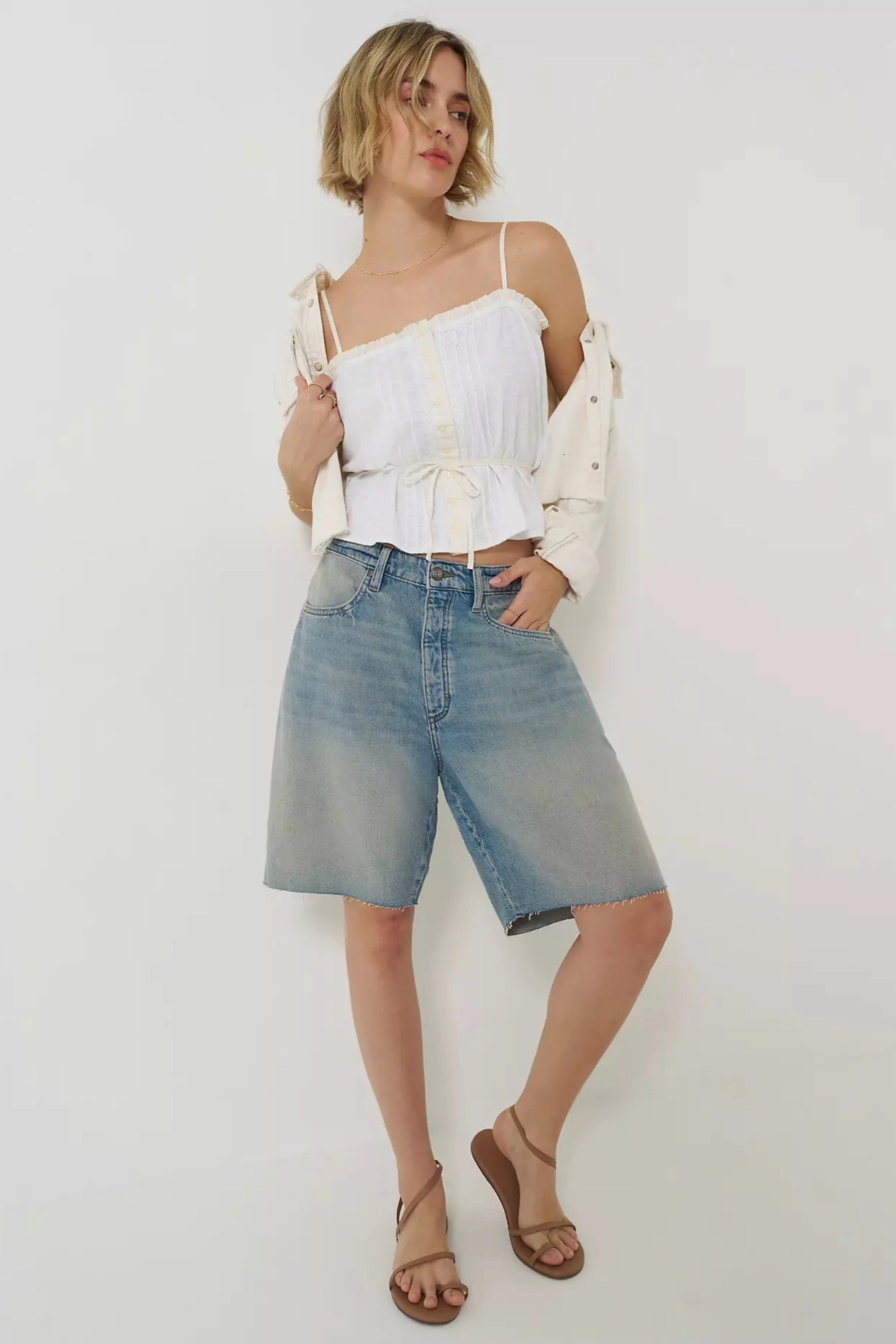 Warm Days Slouch Bermuda