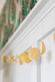 Brass Moon Phases Garland