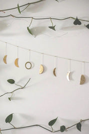 Brass Moon Phases Garland