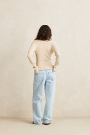 White Marle Essential Knit Top