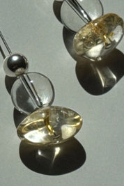 Yellow Agate Earrings