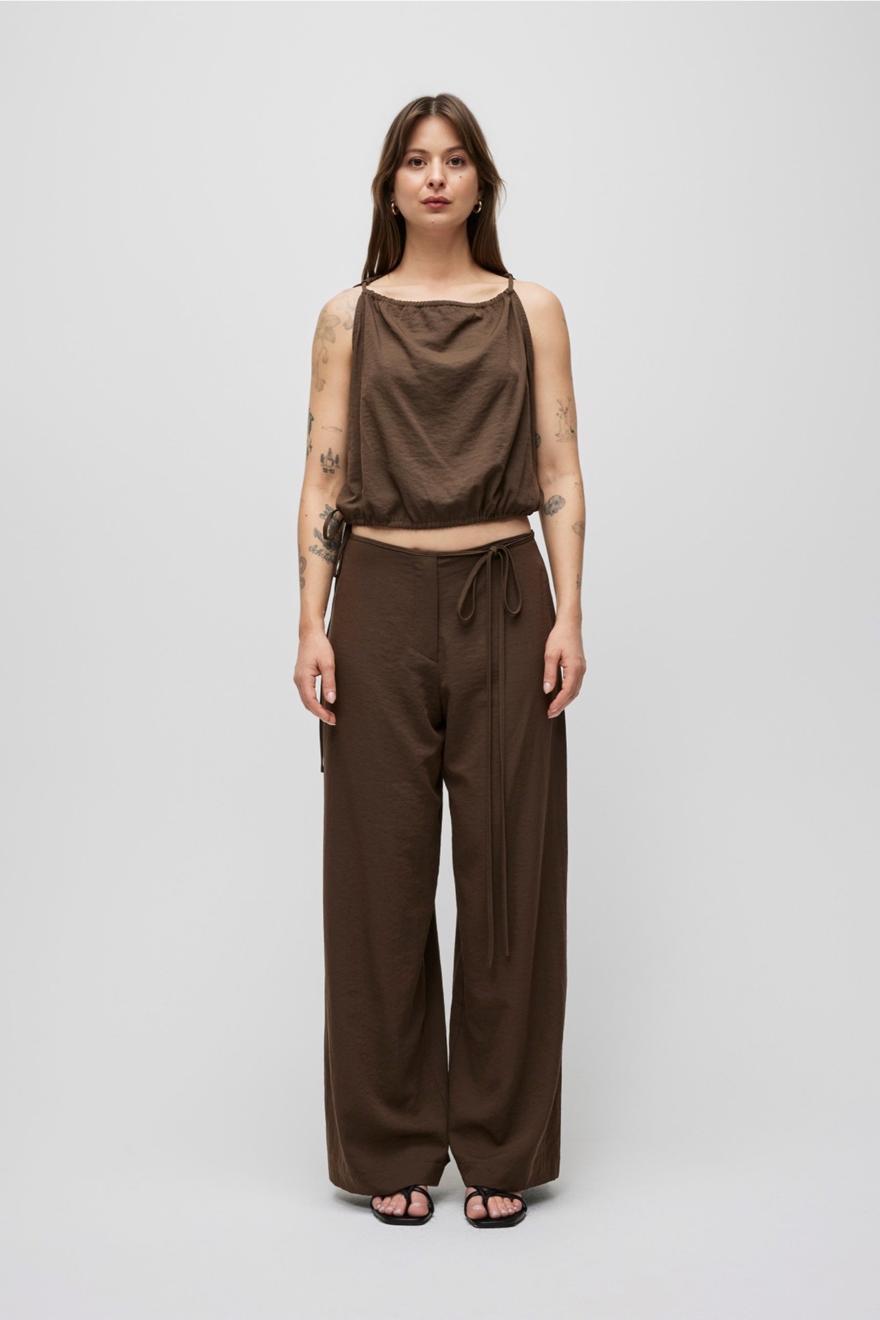 Brown Shar Pant