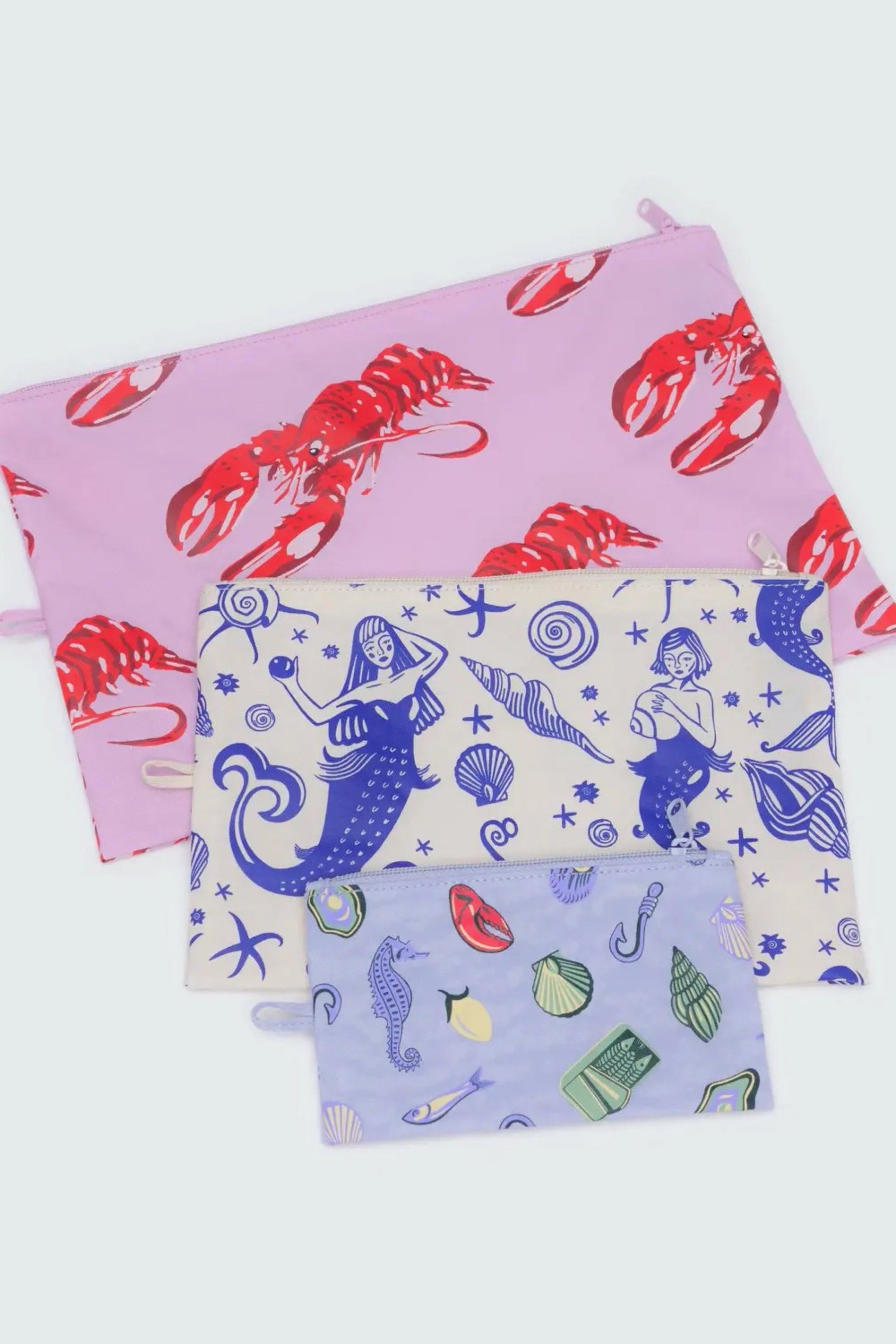 Sea Creatures Go Pouch Set