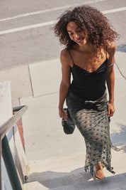 Black My Way Triangle Cami