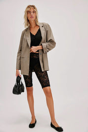 Black Big Love Cardi