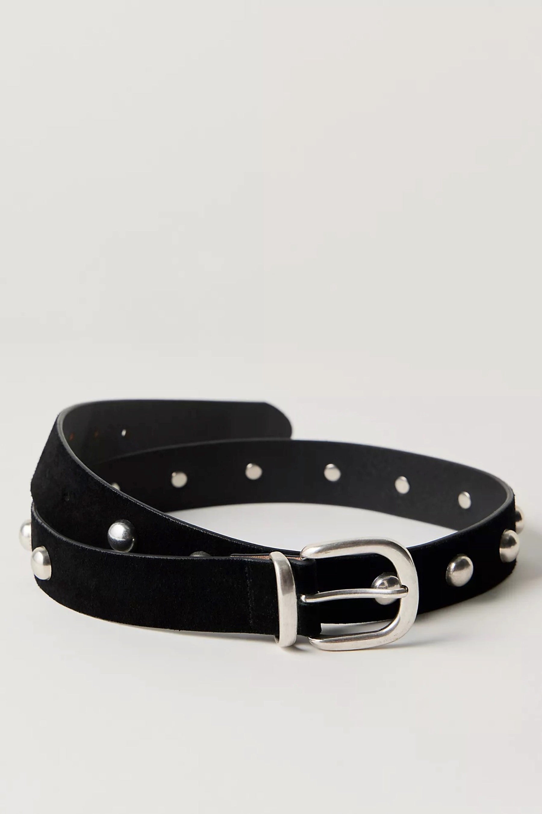 Black Rhodes Stud Belt