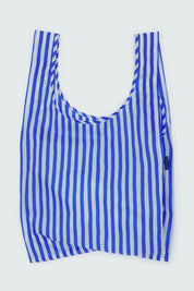 Blue Painted Stripe Baggu