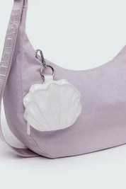Pearl Metallic Shell Bag Charm