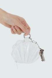 Pearl Metallic Shell Bag Charm