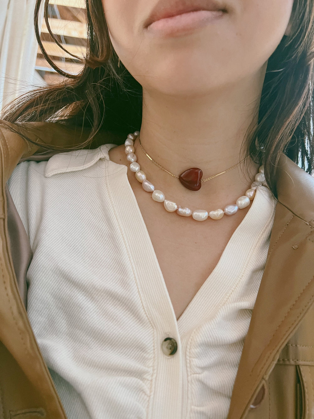 Puffy Love <3 Necklace