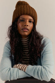 Coffee Coast Line Beanie