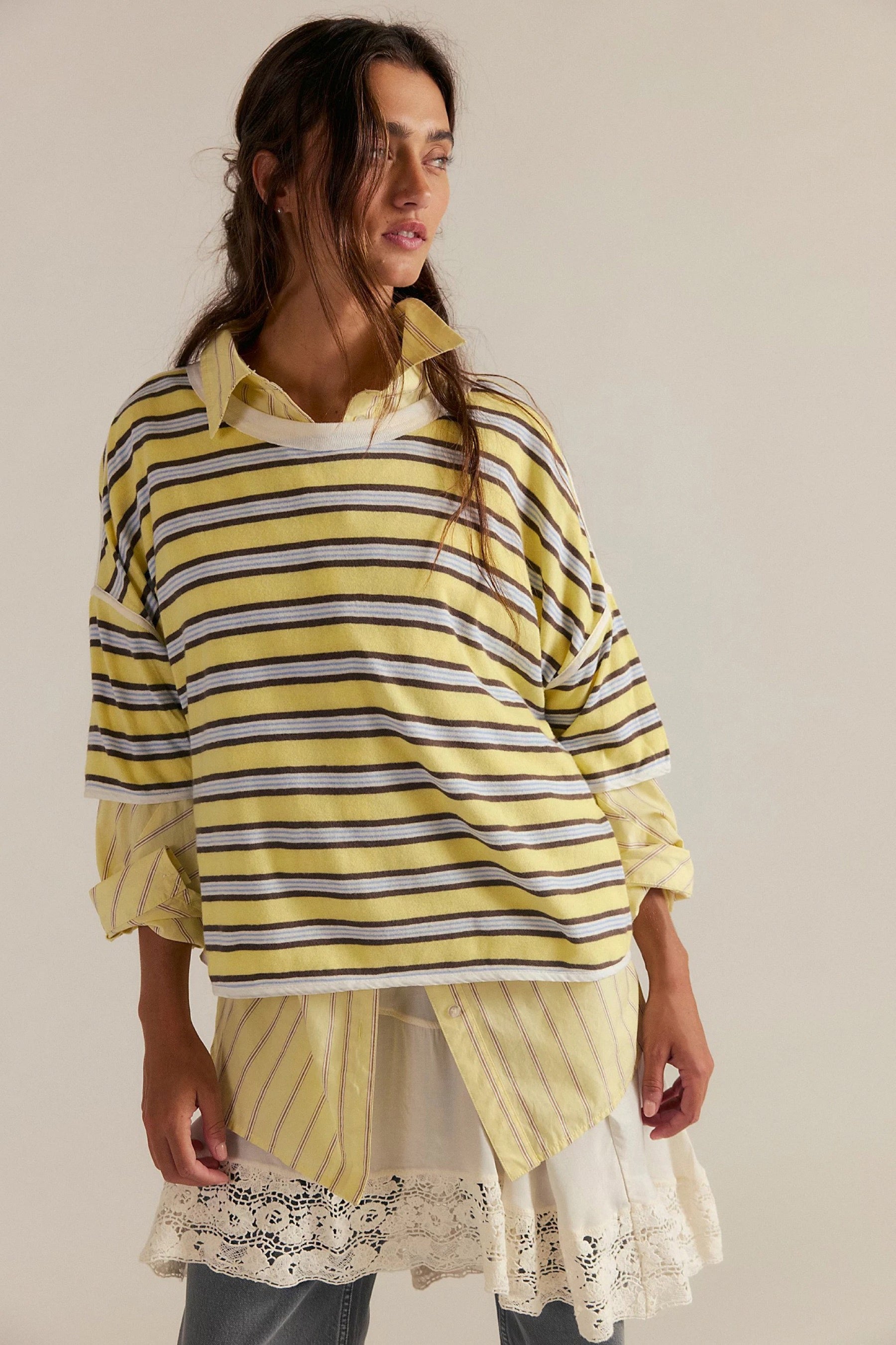 Yellow Clean Rugby Tee