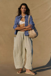 Chamomile Striped Quinn Pant