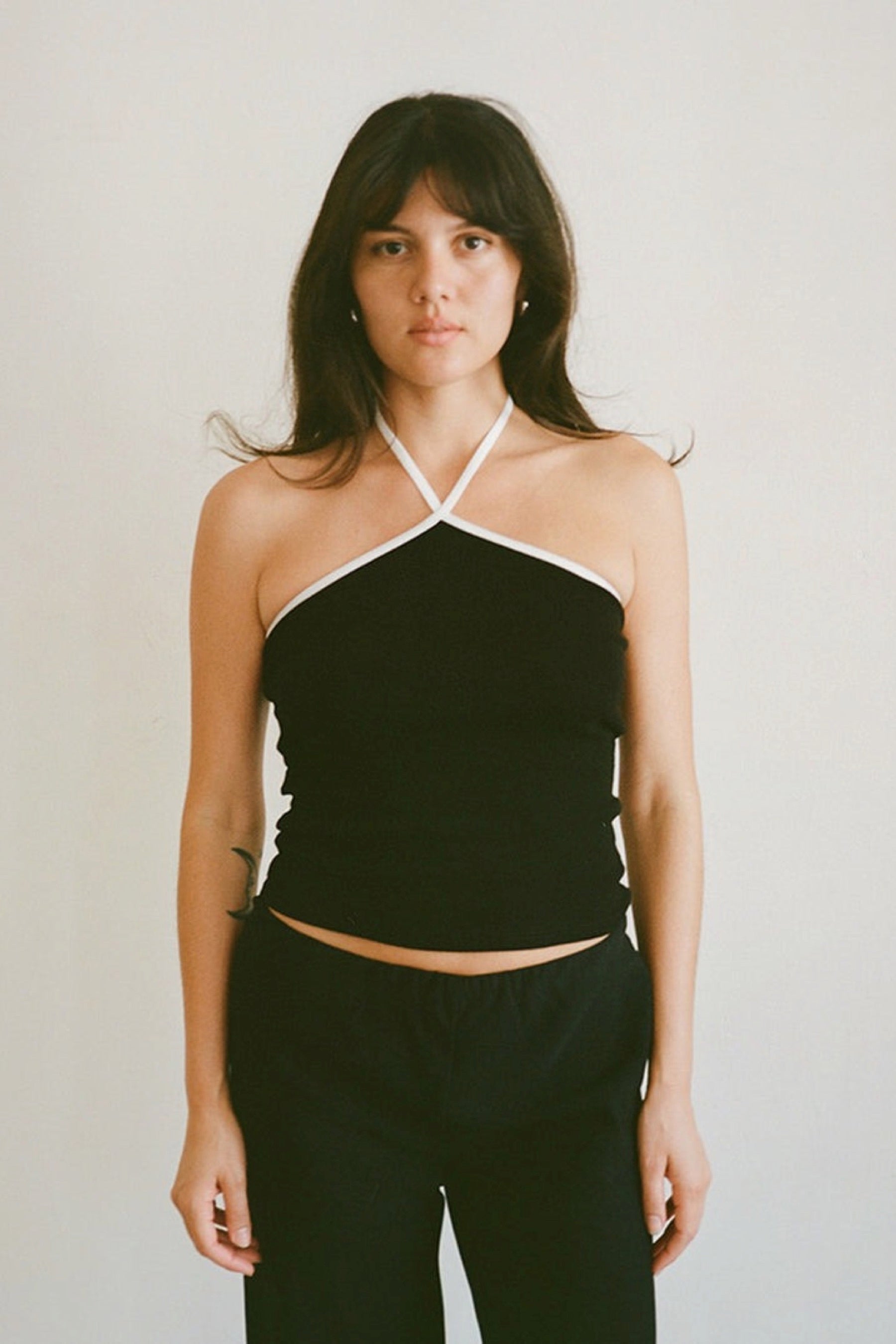 Contrast Julia Halter Top