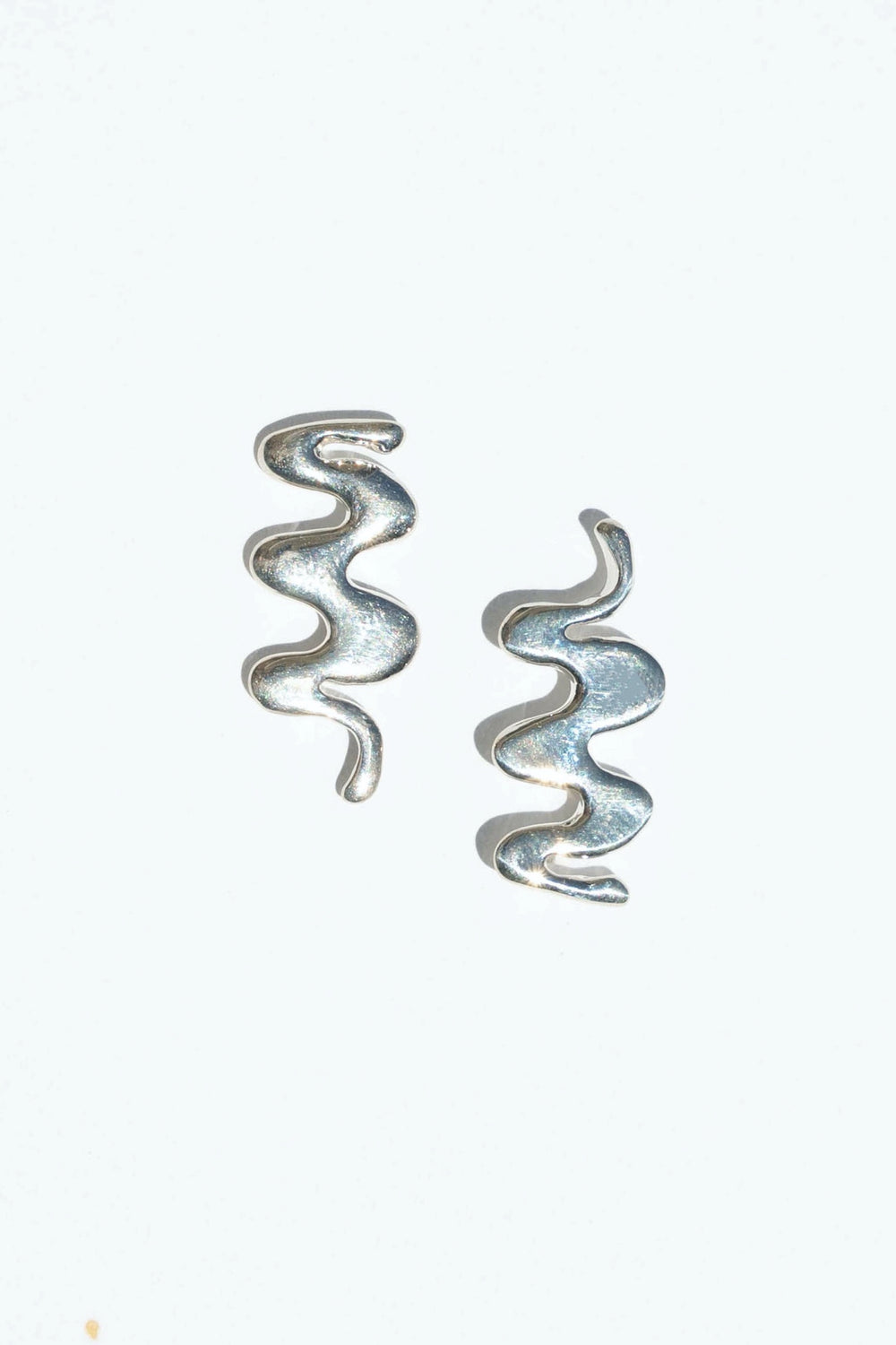 Silver Kombu Earrings