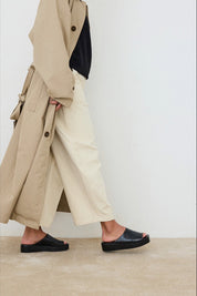 Black Lido Slide Sandal