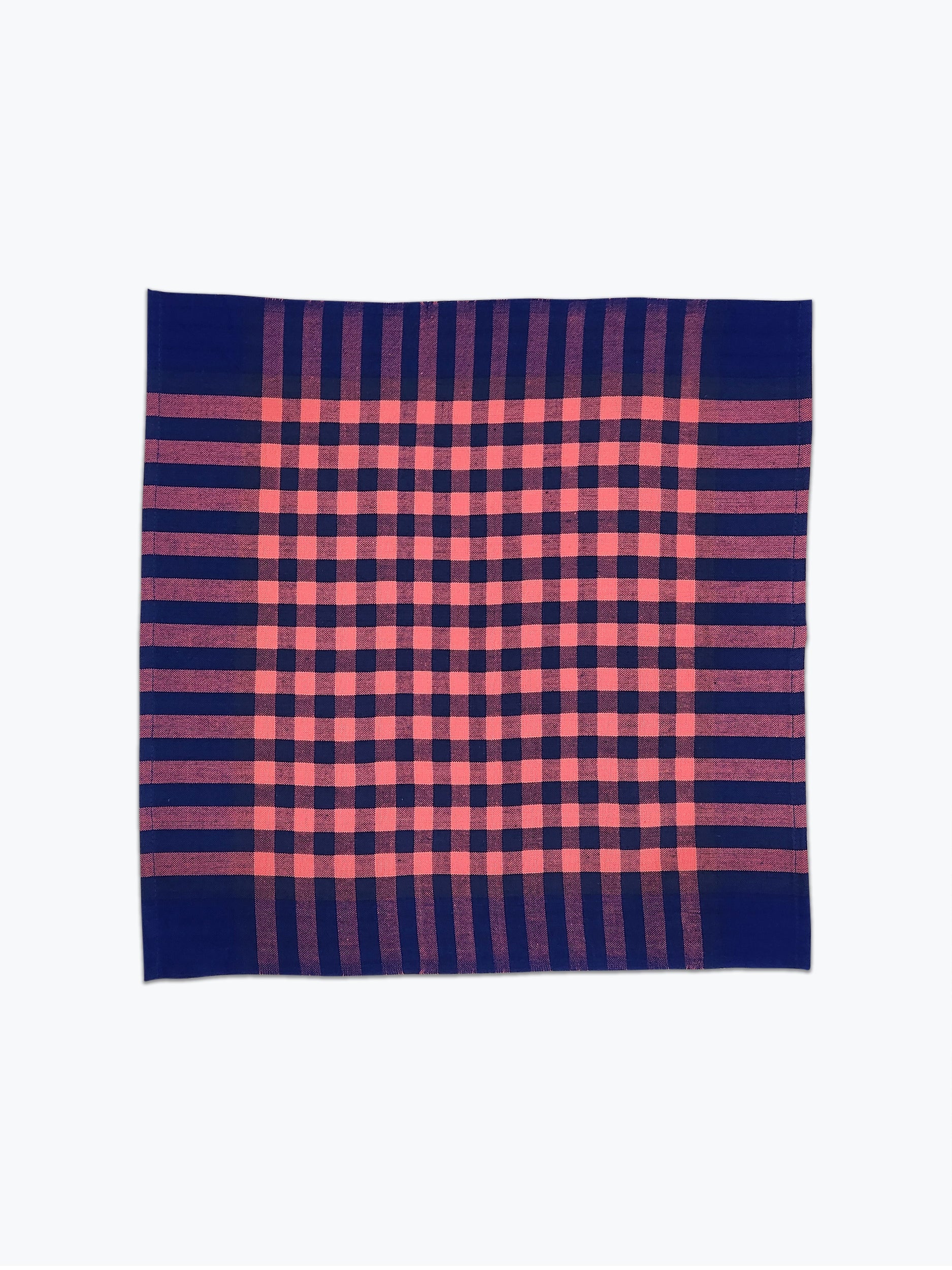 Grid Napkin Pair - Navy