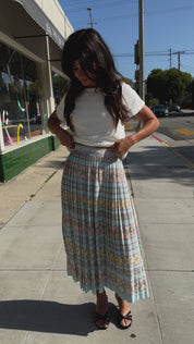 Chaus Pastel Pleated Skirt