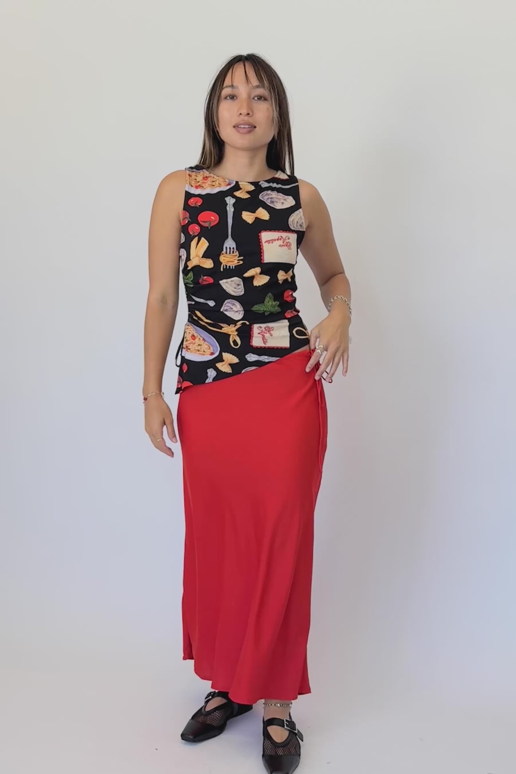 Black Buon Appetito Erin Tank