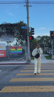 Colorblock Zipper Short Jacket