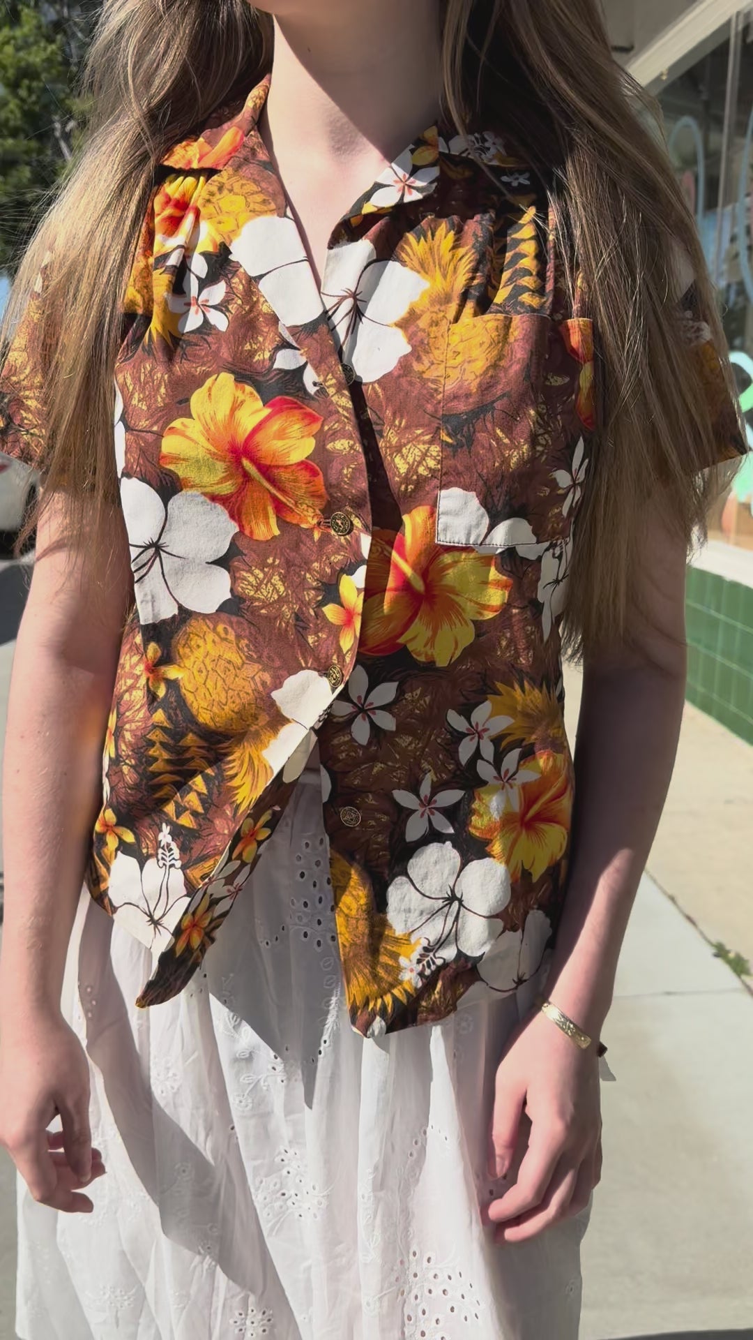 Brown Royal Hawaiian Shirt