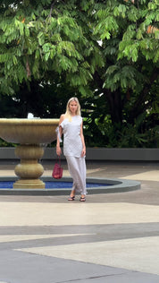 Grey Polka Sardian Dress
