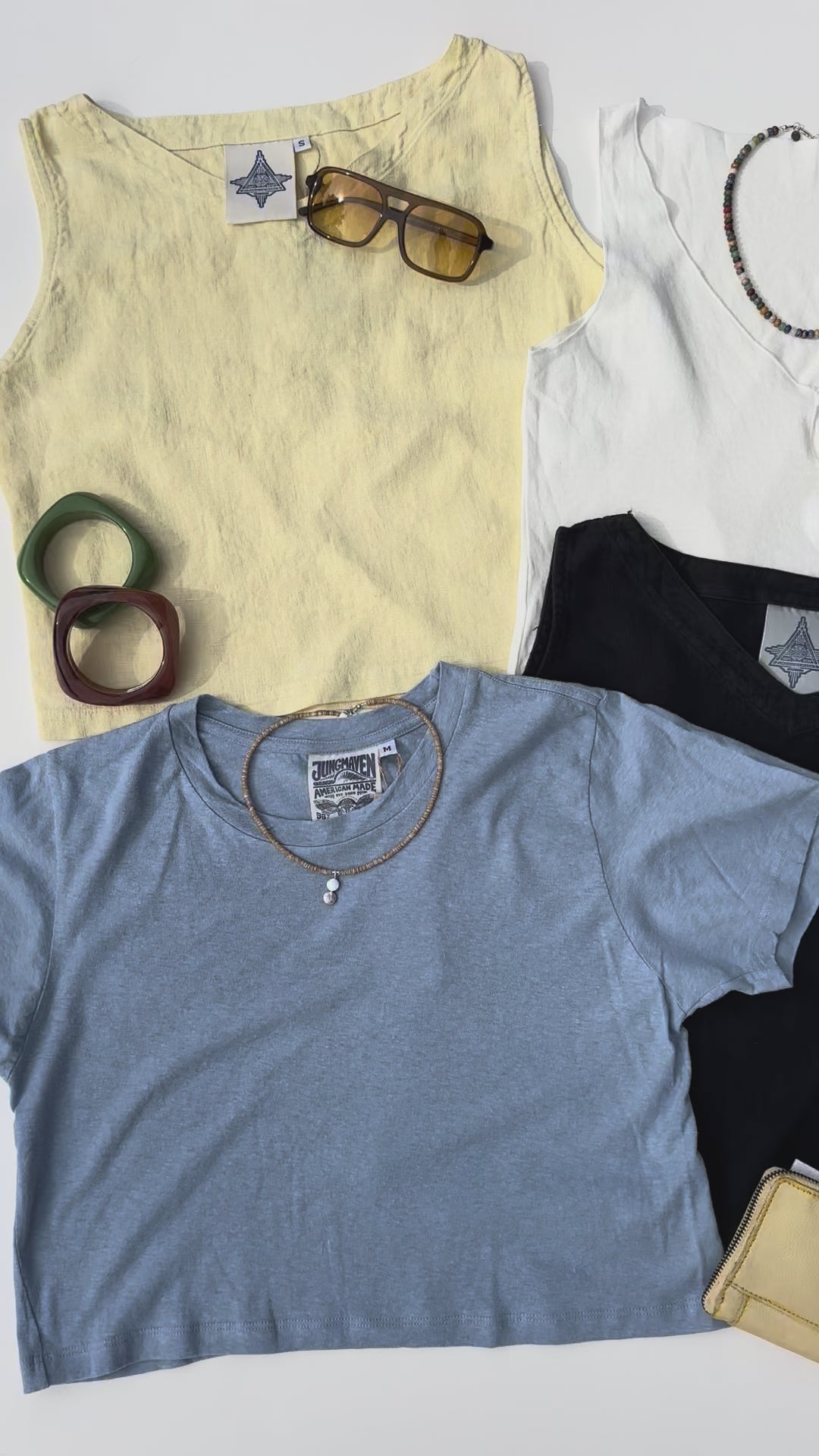 Black Yellow Teton Tank