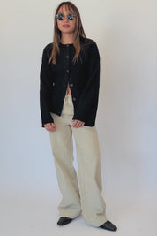 Black Tyler Cardigan