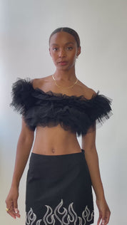 Black Birthday Cake Cami