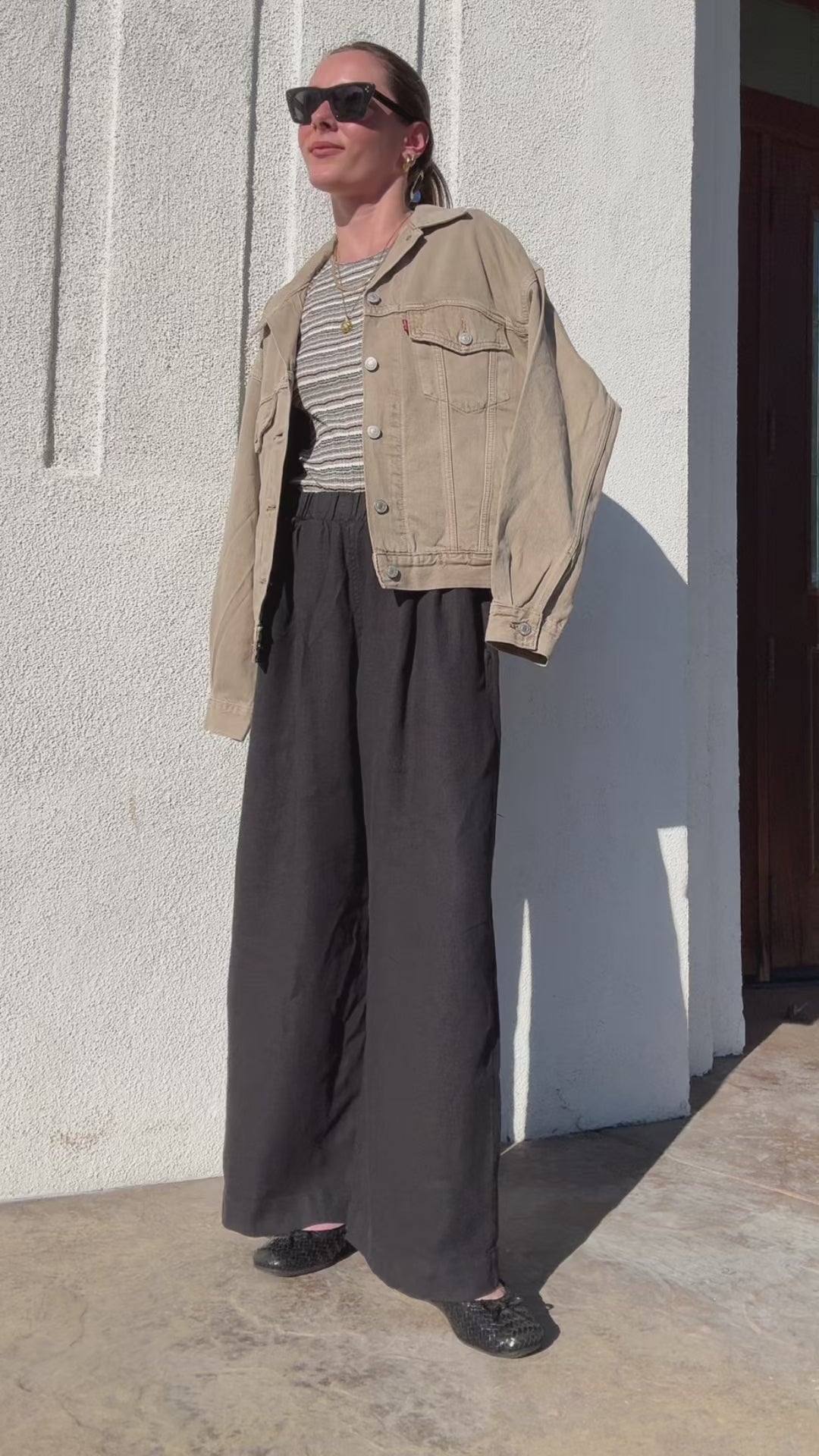 Black Cambria Pant