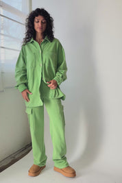 Green Terry Utility Set