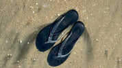 Clear Black Olsen Sandal