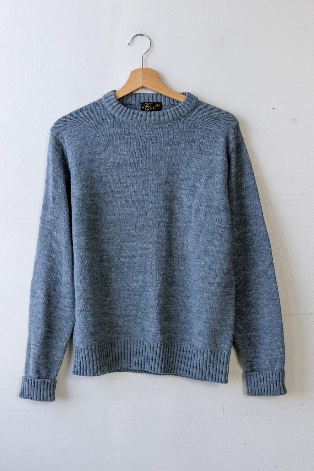 Blue Cox Wool Sweater