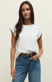 White Camino Jersey Top