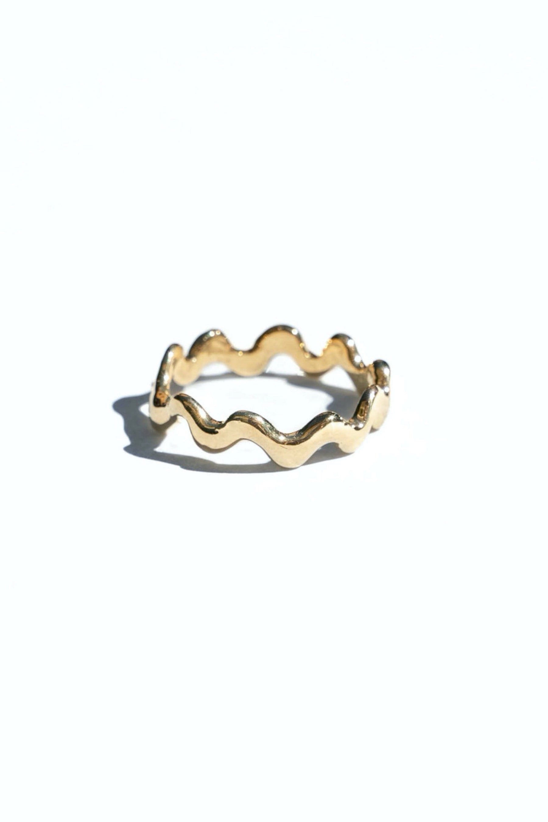 Brass Wakame Ring