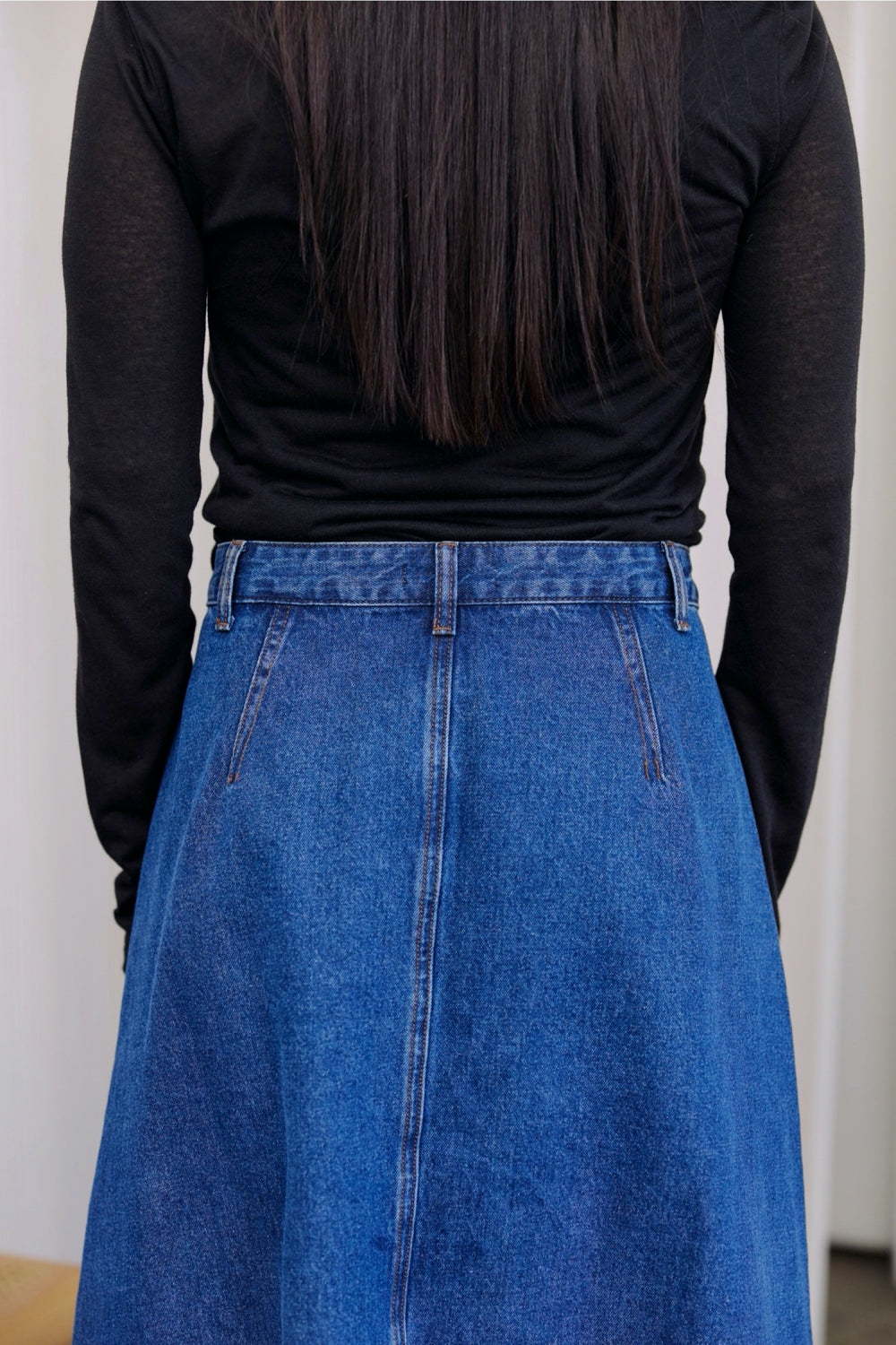 Washed Blue Bonnie Skirt