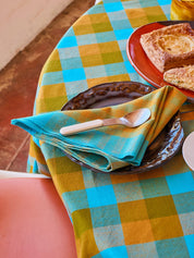 Grid Napkin Pair - Sprout