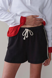 Jet Stripe Eco Terry Short