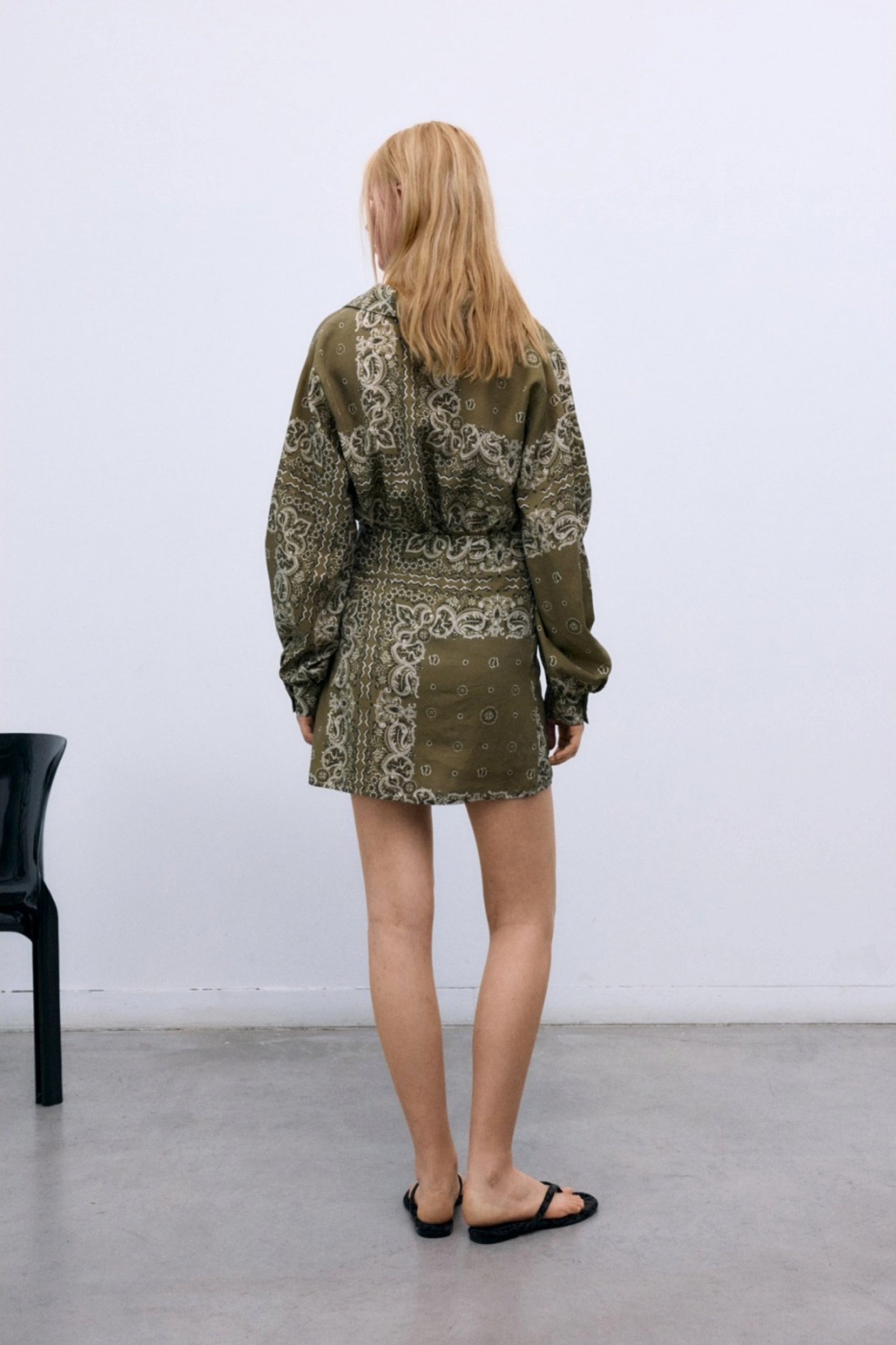 Bandana Waterlily Mini Skirt