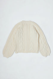 Cream Grace Cardigan