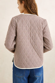 Chocolate Check Reversible Jacket