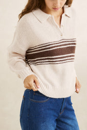 Strata Collared Jumper
