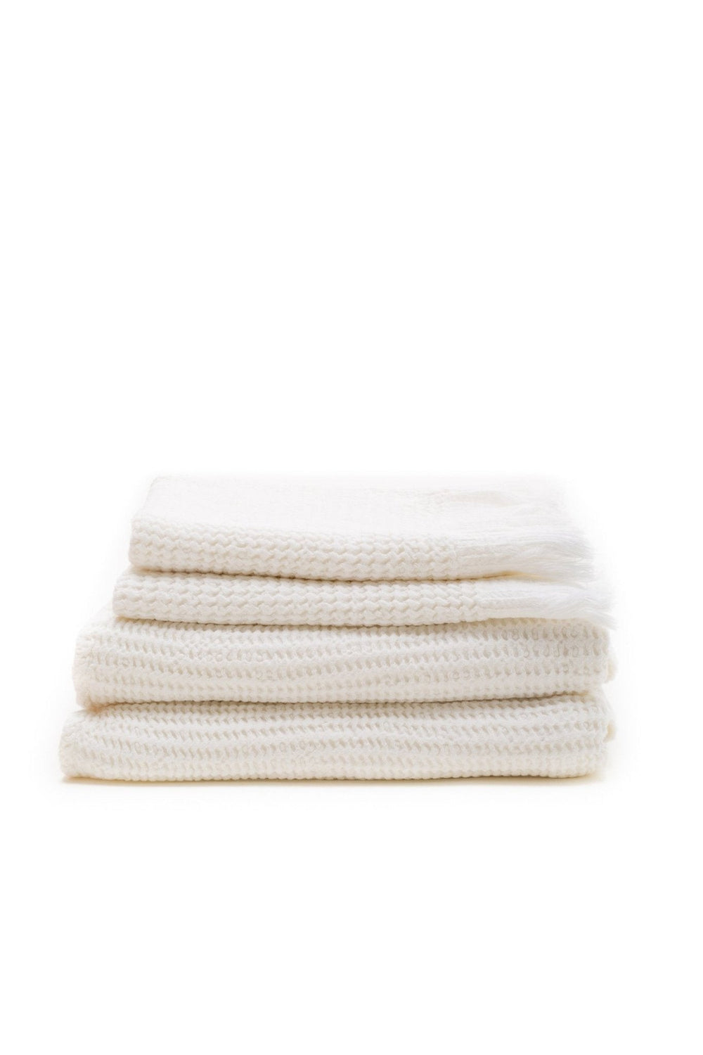 White Ella Hand Towel