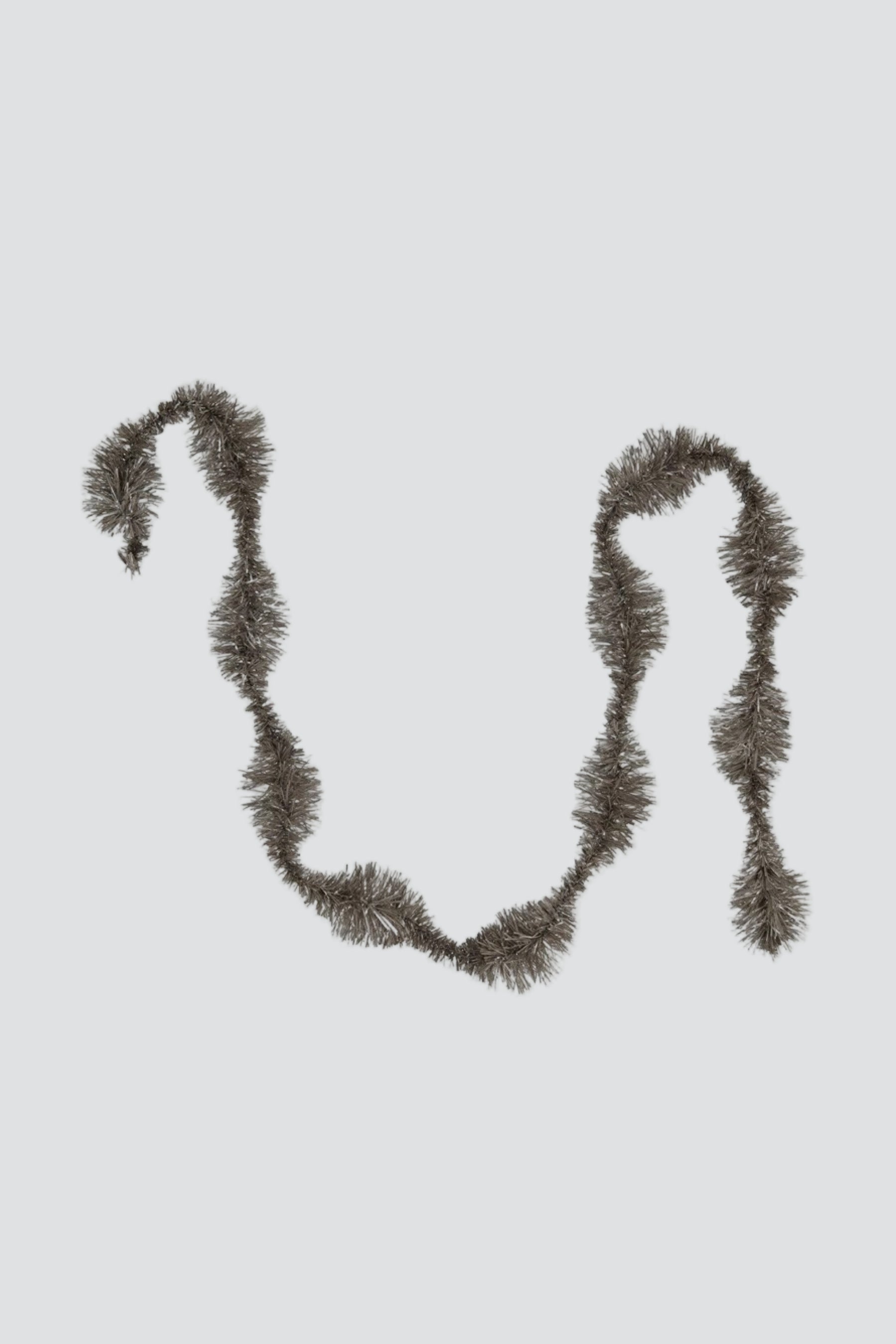 Silver Tinsel Garland