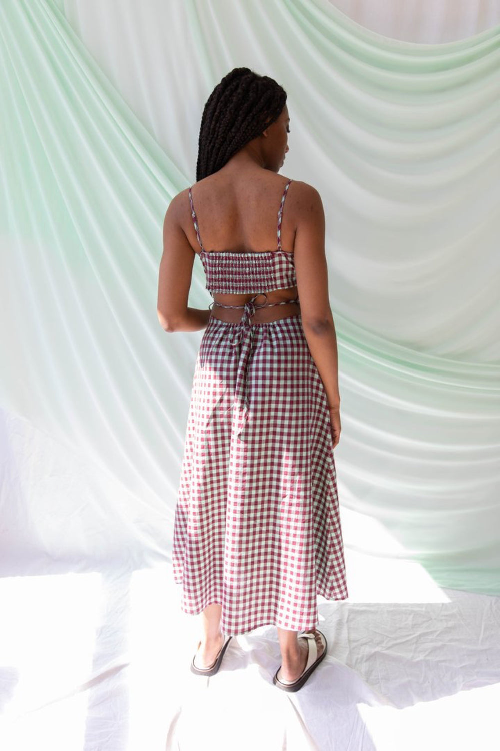 Thin Mint Sacha Midi Dress