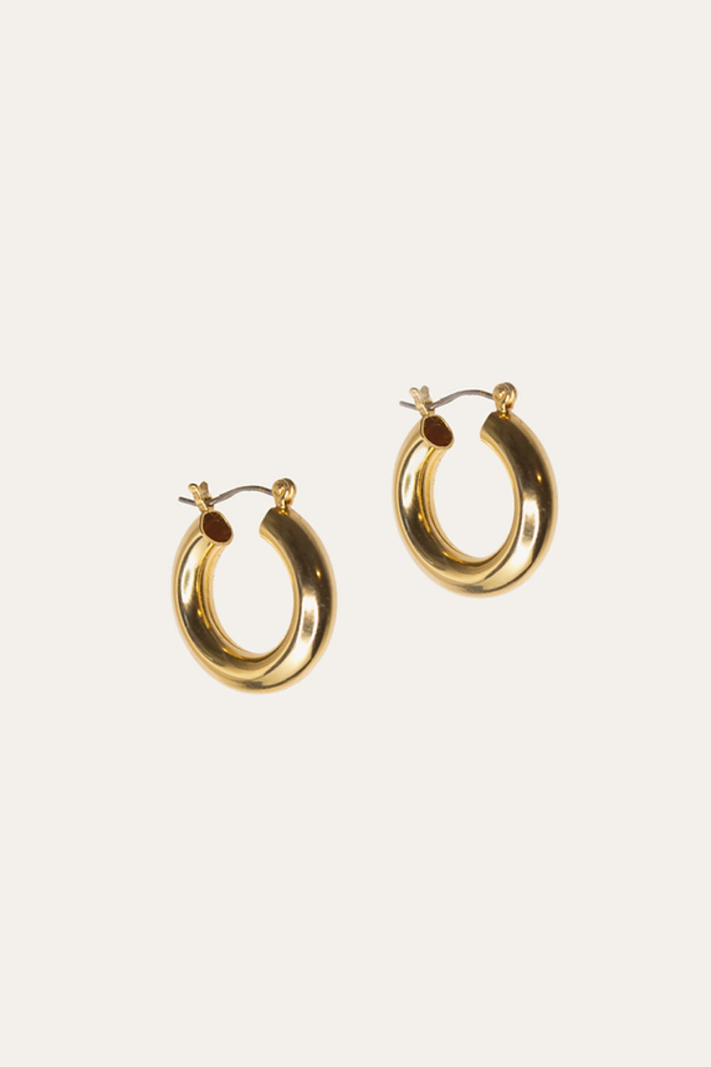 Gold Yam Hoops