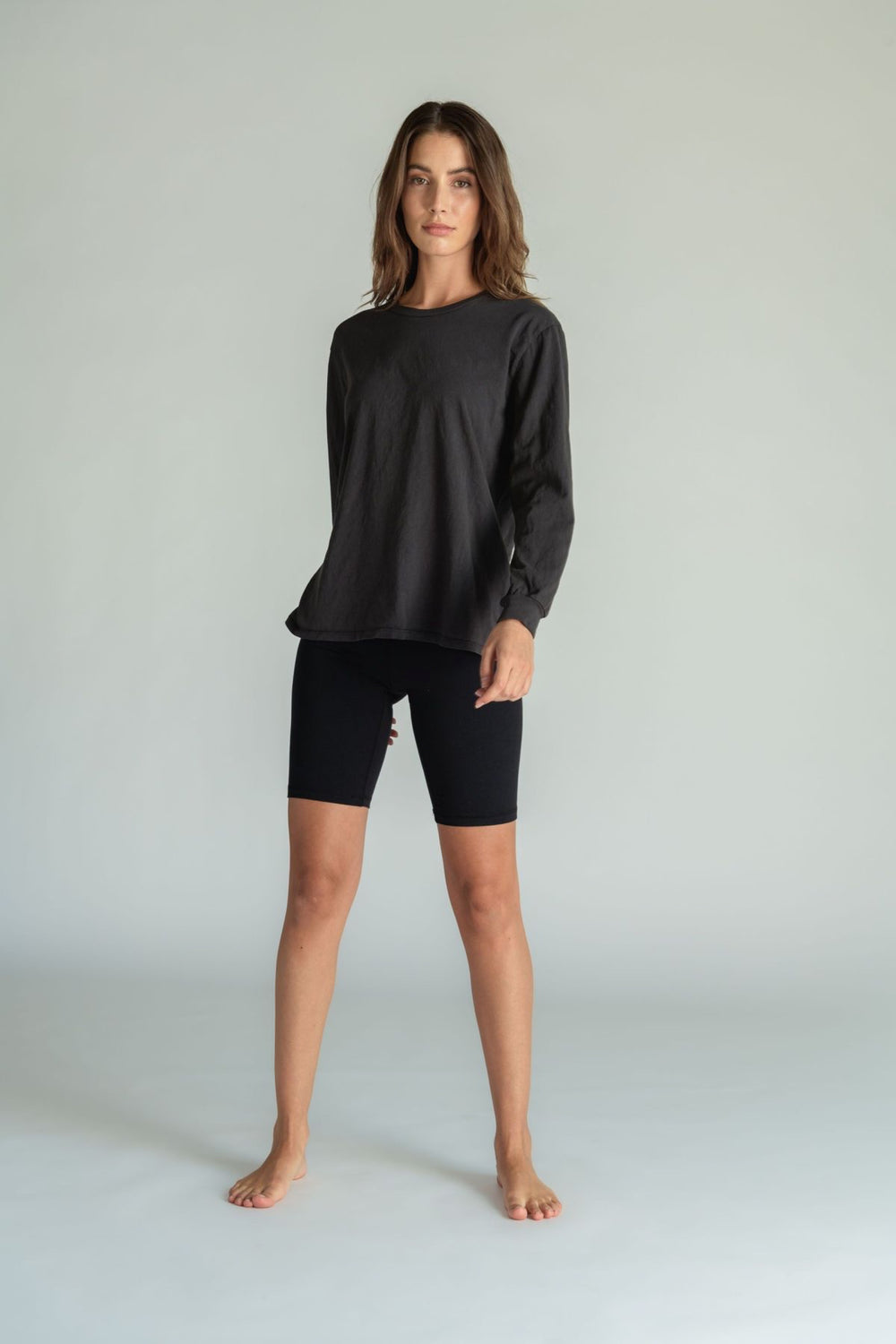 Black Long Sleeve Concert Tee