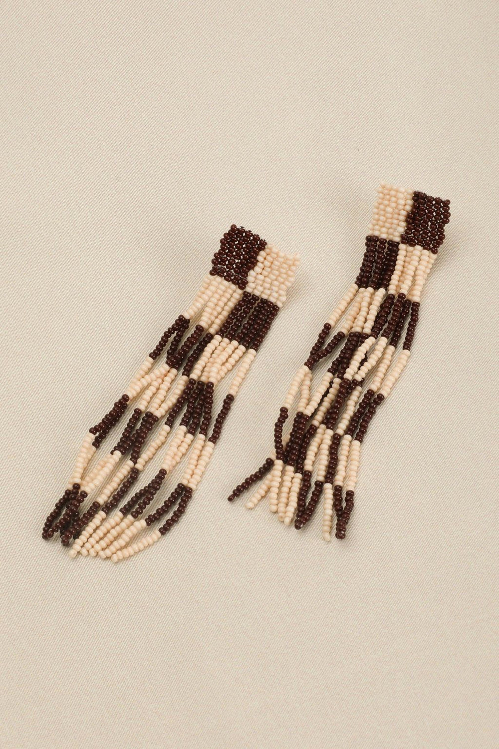 Cocoa Plaid Clara Earrings