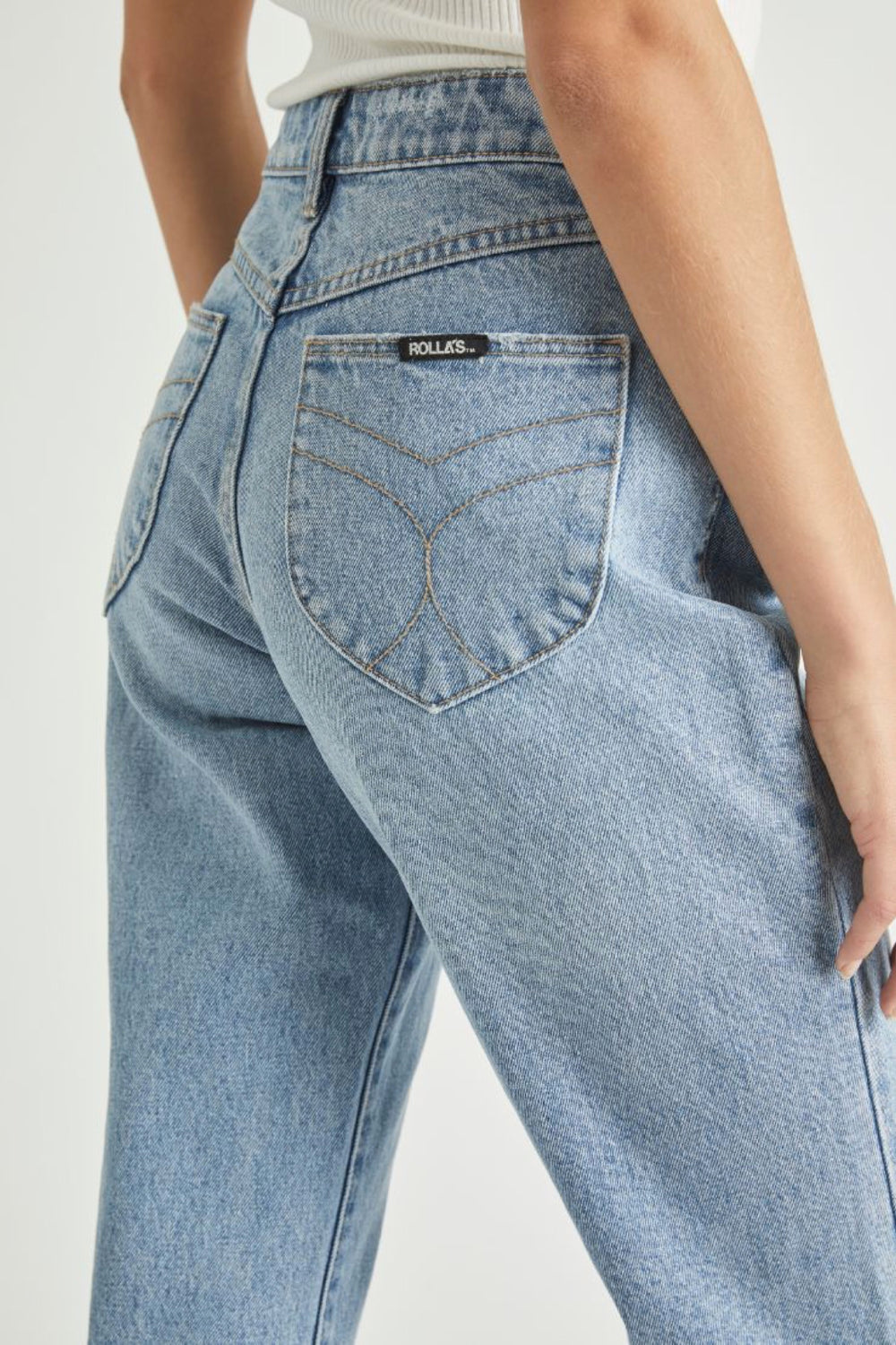 90's Blue Classic Straight Jeans
